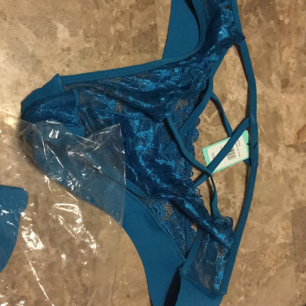 Nova lace garter belt and panty